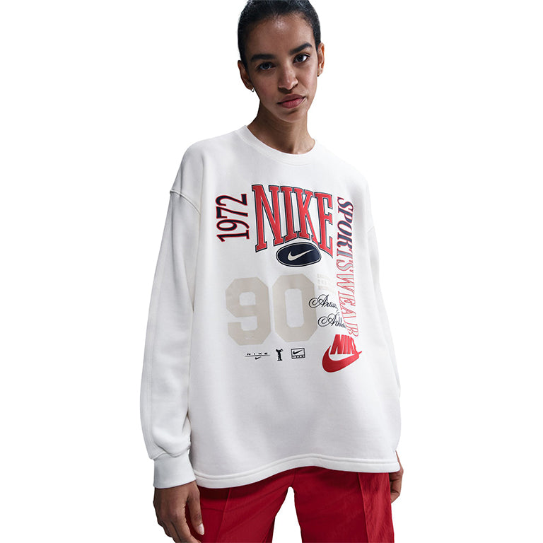 Nike Sportswear Oversized Crew-Neck French Terry Crew