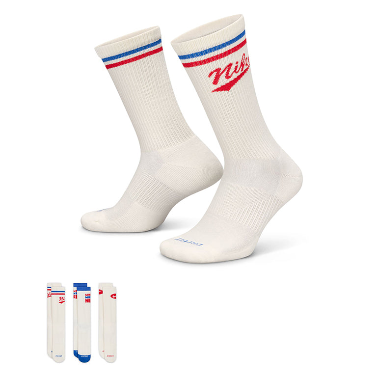 Nike Everyday Plus Crew 3 Pack Socks