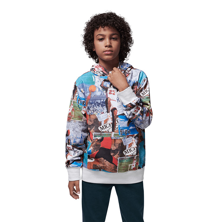 Jordan Older Kids Brooklyn All Over Print Pullover