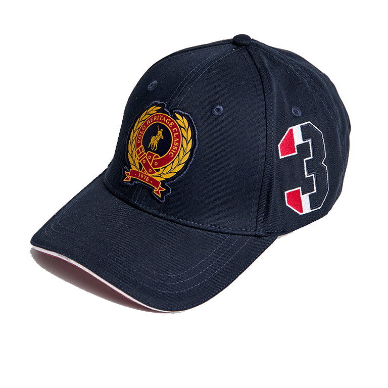 Polo 6 Panel Crest Equestrian Peak Cap