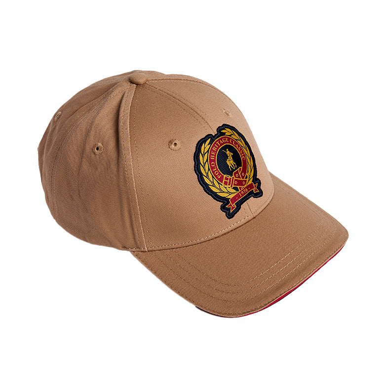 Polo 6 Panel Crest Equestrian Peak Cap