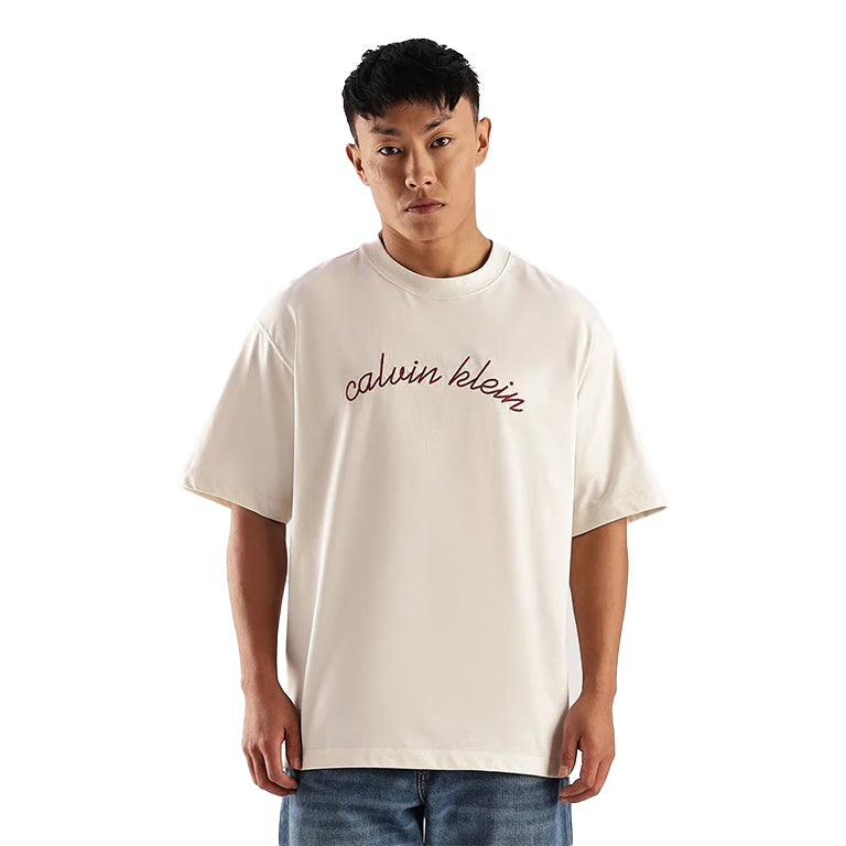 Calvin Klein Center Chain Stitch Relaxed T-Shirt