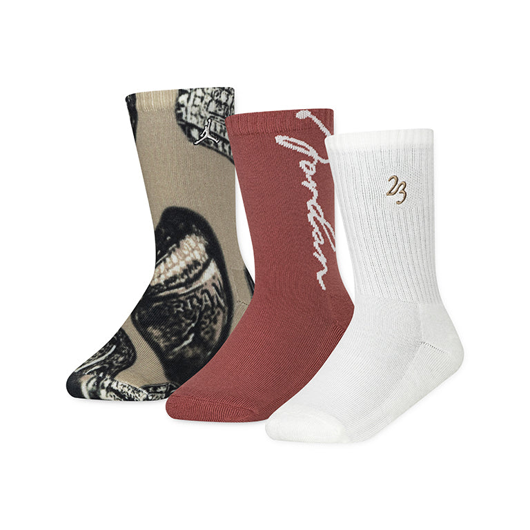 Jordan Kids MVP Rings 3 Pack Socks