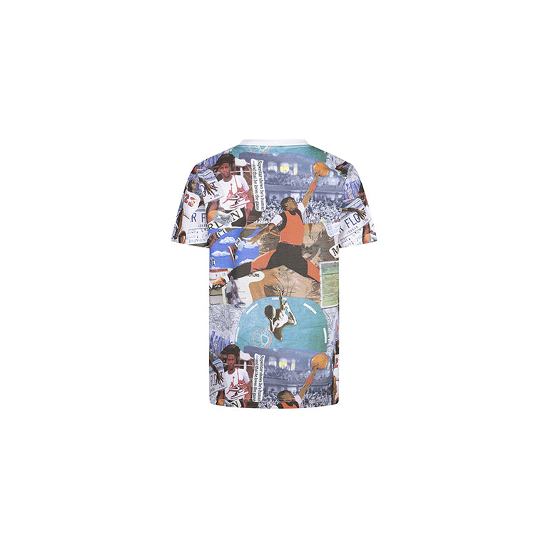Jordan Younger Kids MJ Brooklyn Collage All Over Print T-Shirt