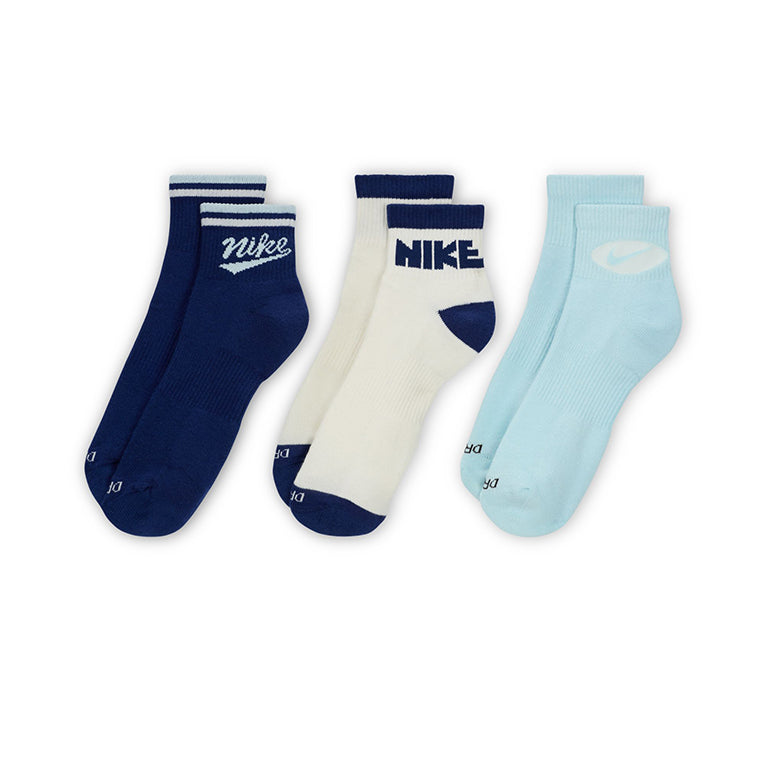 Nike Everyday Plus Ankle 3 Pack Socks