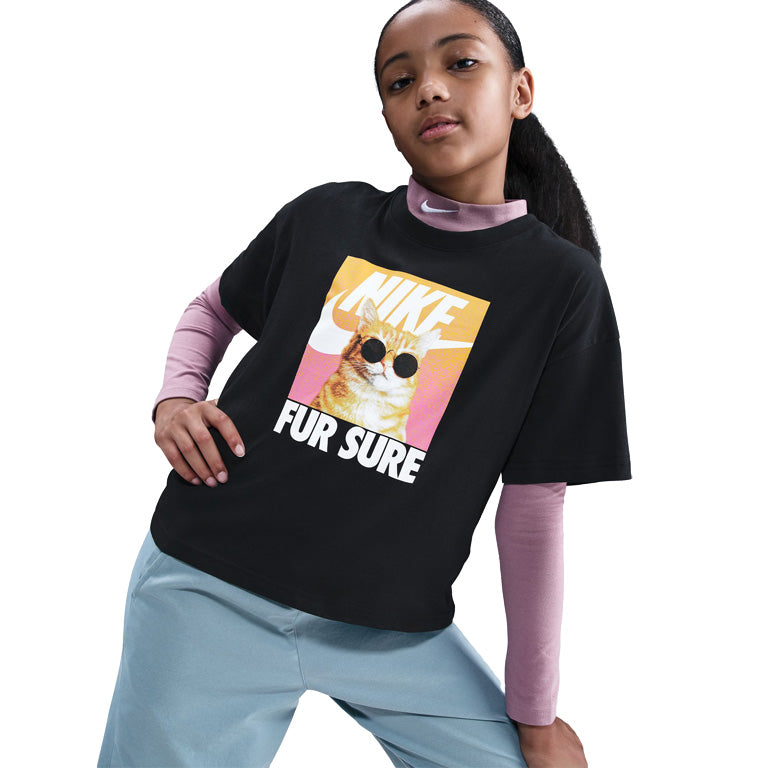 Nike Older Kids Sportswear Photo Cute Animal T-Shirt