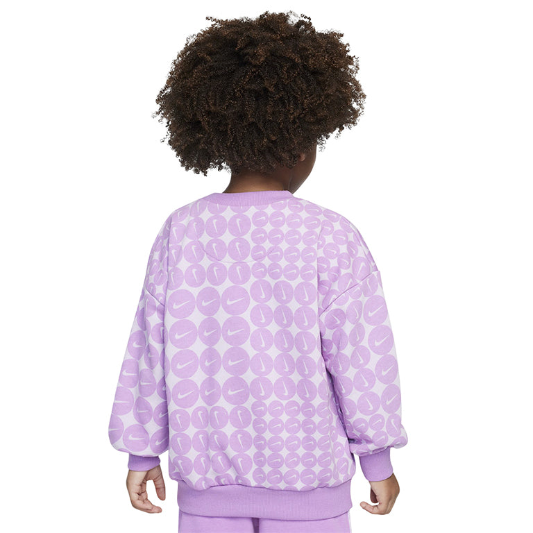 Nike Toddlers Essentials All Over Print French Terry Crew