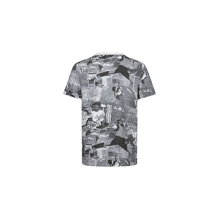 Jordan Younger Kids MJ Brooklyn Collage All Over Print T-Shirt