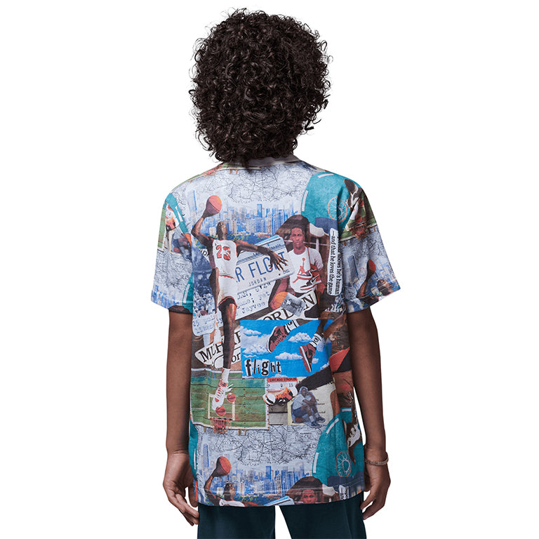Jordan Older Kids MJ Brooklyn Collage All Over Print T-Shirt