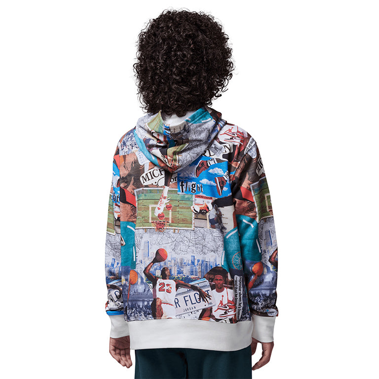 Jordan Older Kids Brooklyn All Over Print Pullover