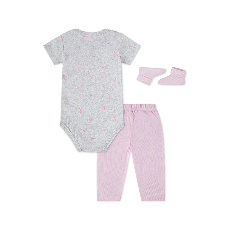 Nike 3 Piece Bodysuit and Waffle Pants Set