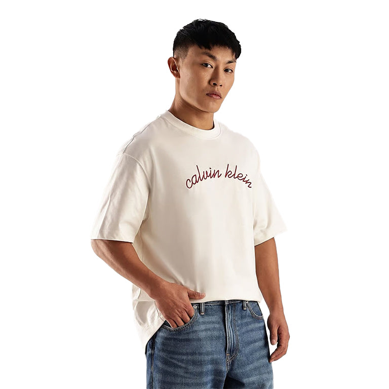 Calvin Klein Center Chain Stitch Relaxed T-Shirt