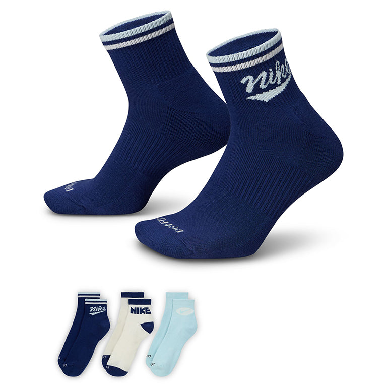 Nike Everyday Plus Ankle 3 Pack Socks