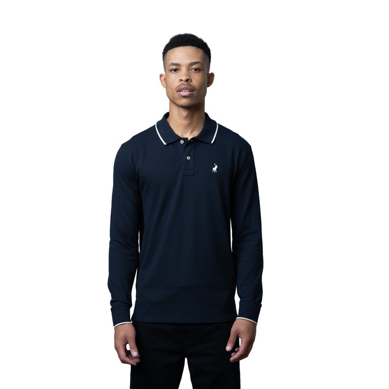 Polo Essential Pique Long Sleeve Golfer