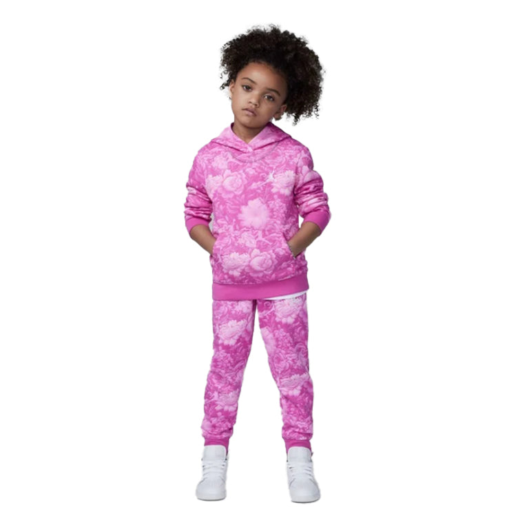 Jordan Younger Kids WK Brooklyn Essential All Over Print Floral Hoodie Set