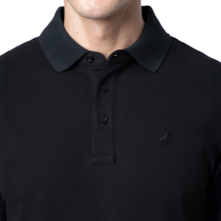 Polo Essential Pique Long Sleeve Golfer