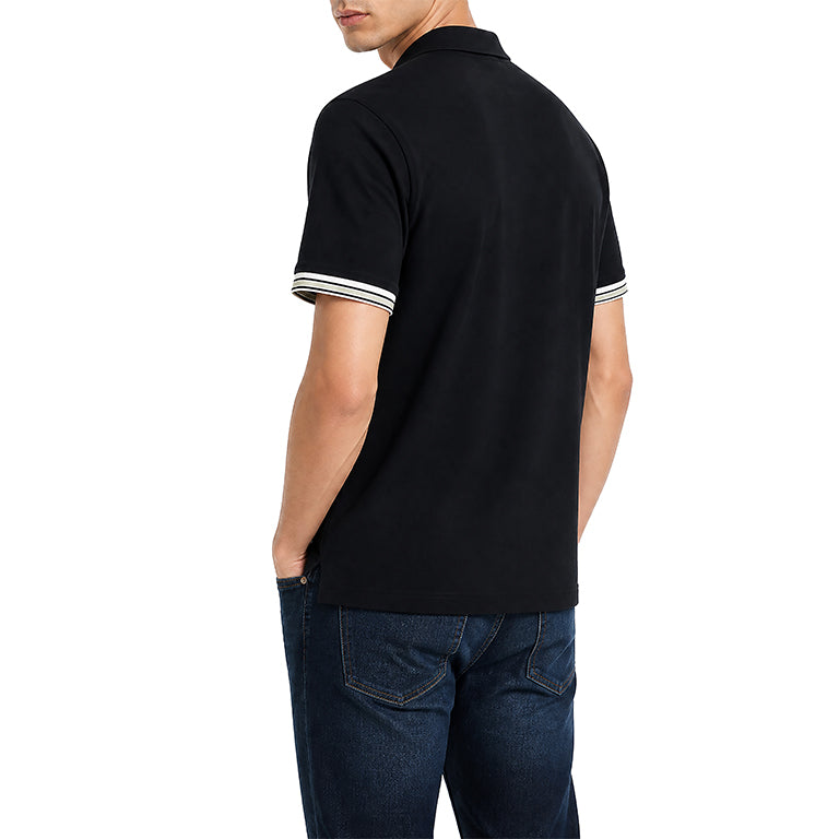 Polo Contast Placket Golfer T-Shirt