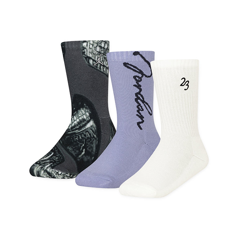 Jordan Kids MVP Rings 3 Pack Socks