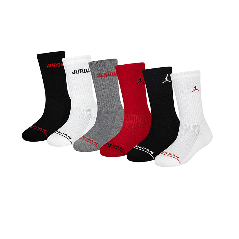 Jordan Legend 6 Pack Crew Socks Kids / Youth