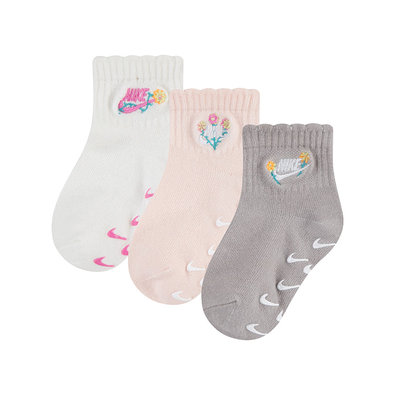 Nike Infant / Toddler Flowral 3 Pack Socks