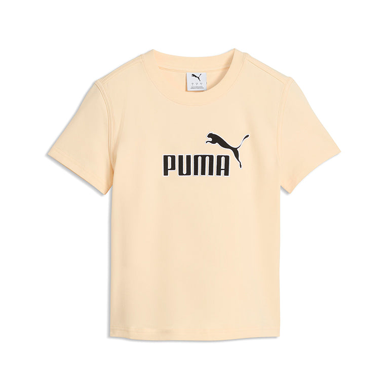Puma Essentials Elevated No1 Logo Slim Short T-Shirt