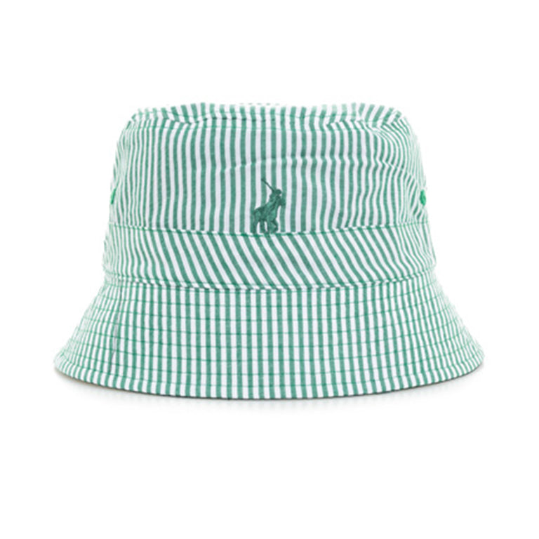 Polo Reversible Stripe Bucket Hat