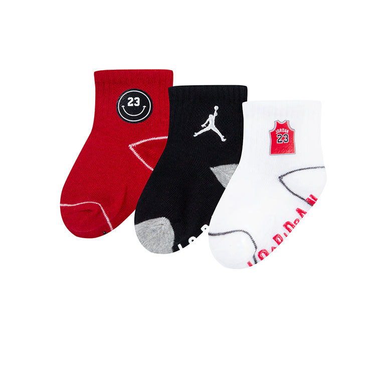 Jordan Icon Patches 3 Pack Gripper Socks