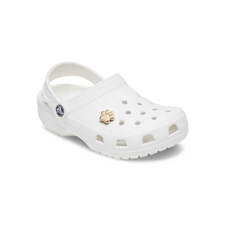 Crocs Jibbitz Gold Dog Paw