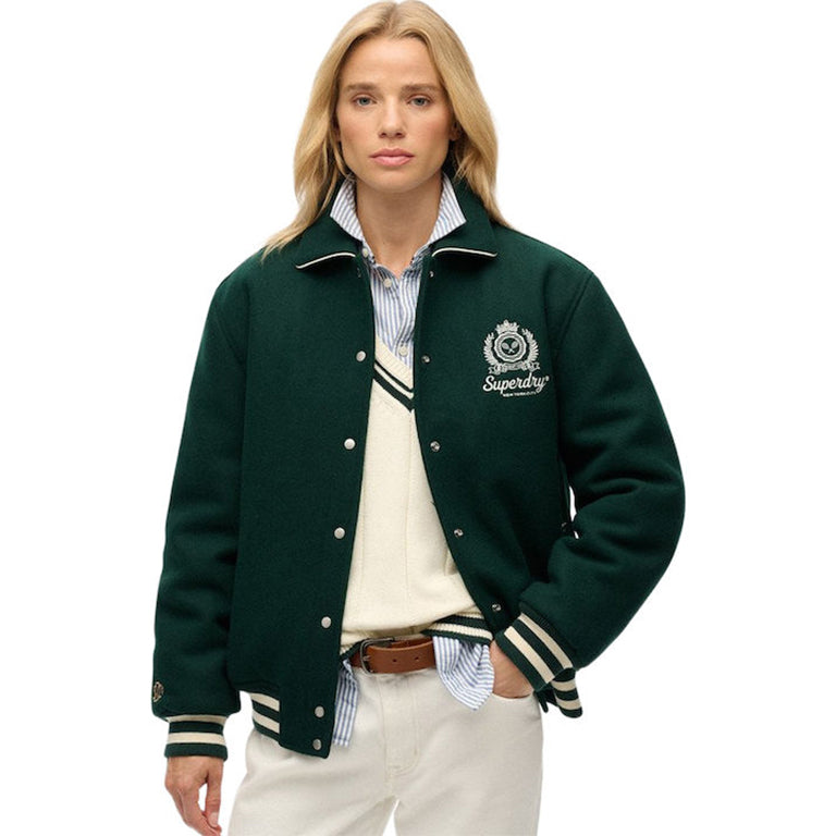 Superdry Country Club Wool Bomber Jacket