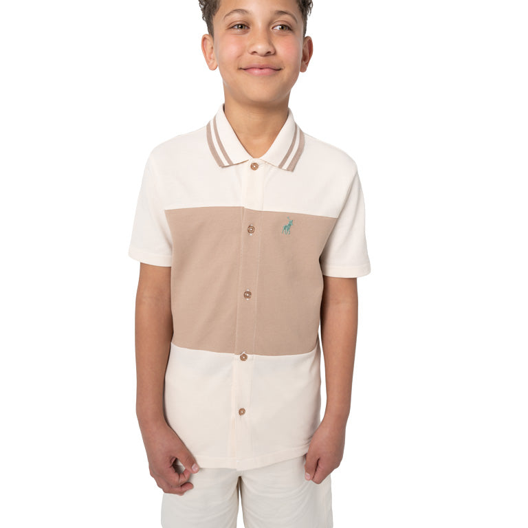 Polo Kids Mandlas Colour Blocked T-Shirt