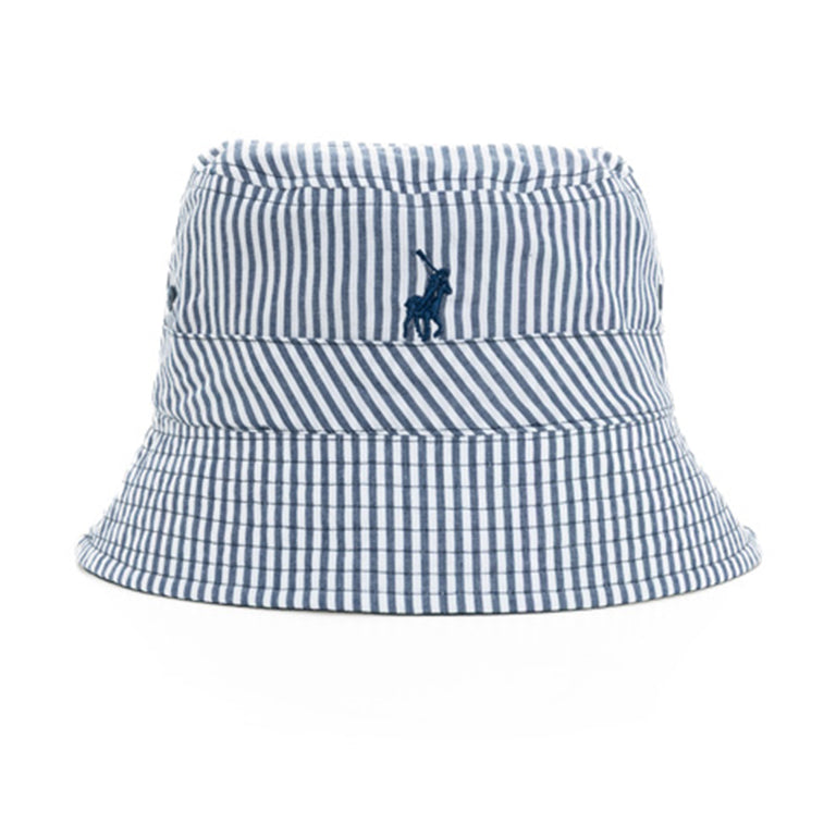 Polo Reversible Stripe Bucket Hat