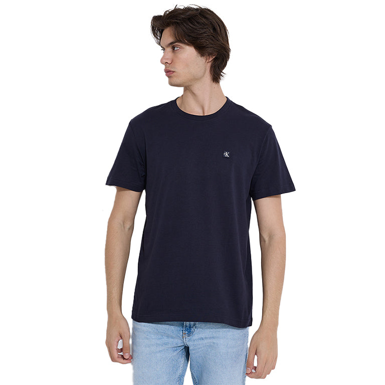 Calvin Klein Embro Badge T- Shirt Navy Men