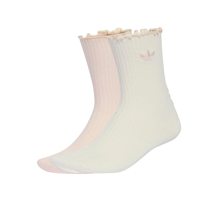 adidas Ruffle Crew 2 Pak Socks