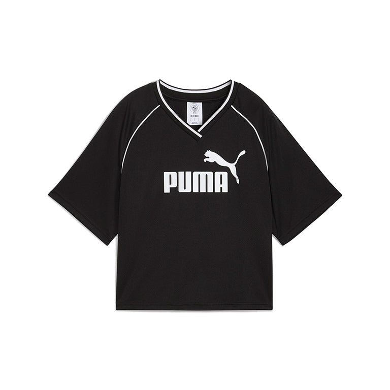 Puma Essential Relaxed Cropped Football Jersey