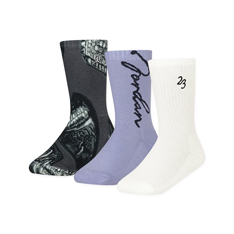 Jordan Kids MVP Rings 3 Pack Socks