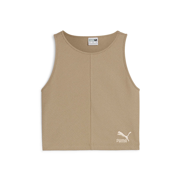 Puma Classic Ribbed Crop Top