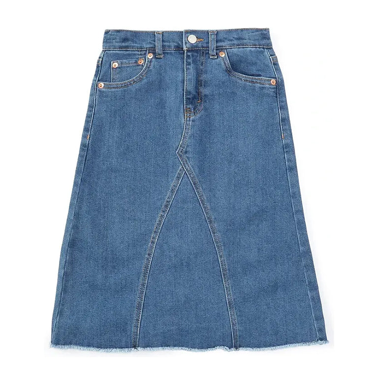 Levis Older Kids Demin Midi Skirt