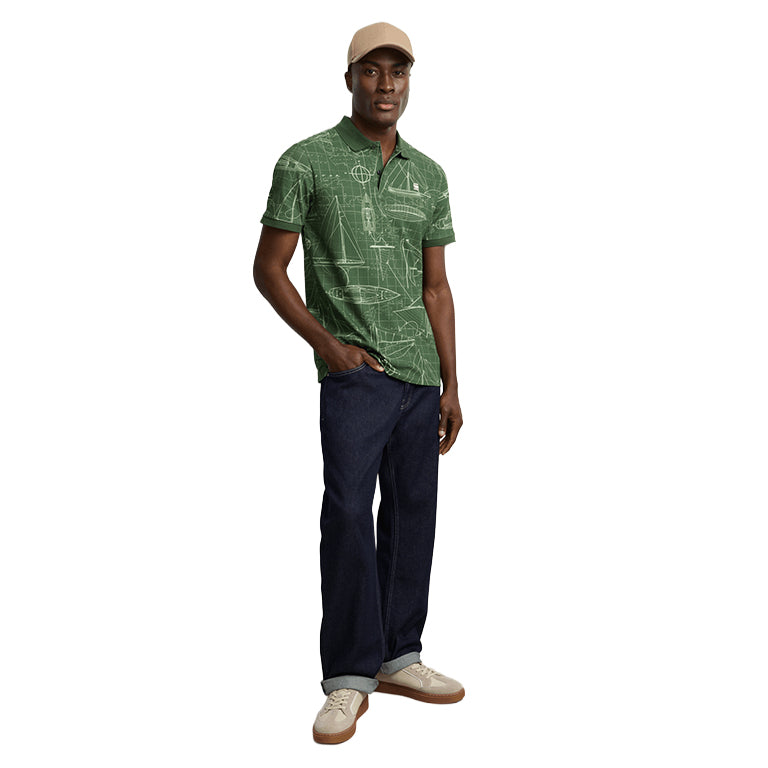 G-Star Dunda Slim All Over Print Polo T-Shirt