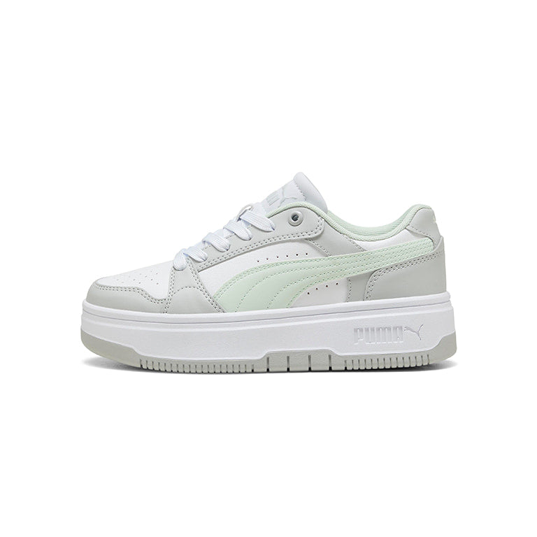 Puma Rebound Femme Junior Kids Sneaker - White/Pink