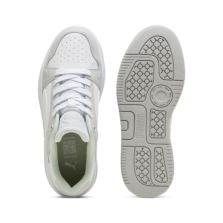 Puma Rebound Femme Junior Kids Sneaker - White/Pink