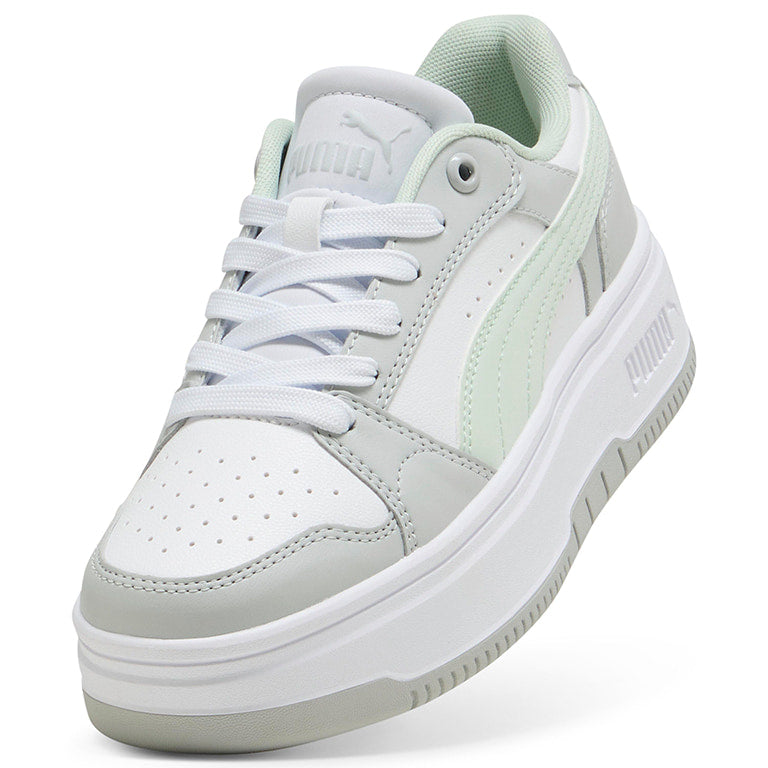Puma Rebound Femme Junior Kids Sneaker - White/Pink