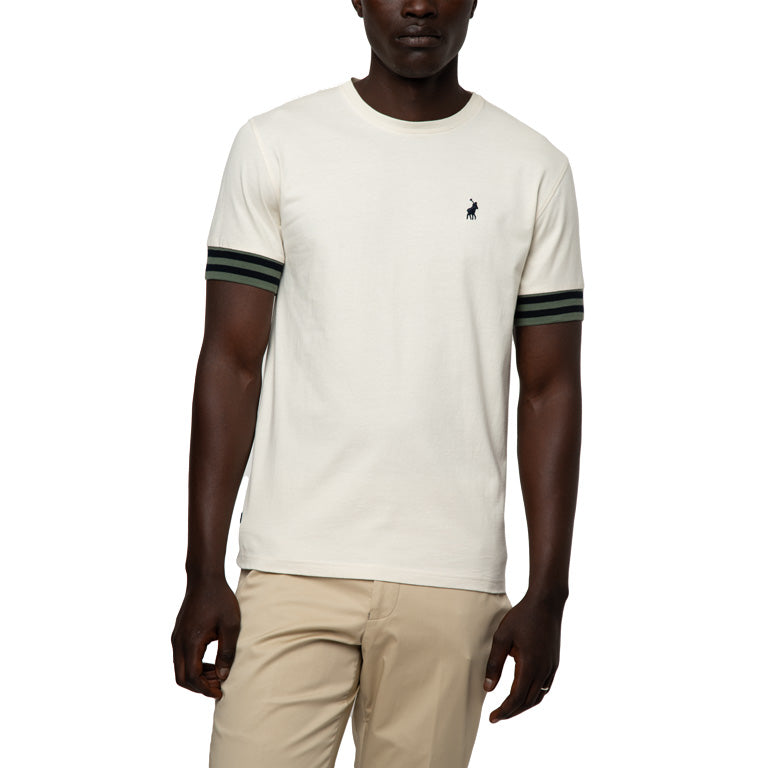 Polo Crew Neck Cuffed T-Shirt