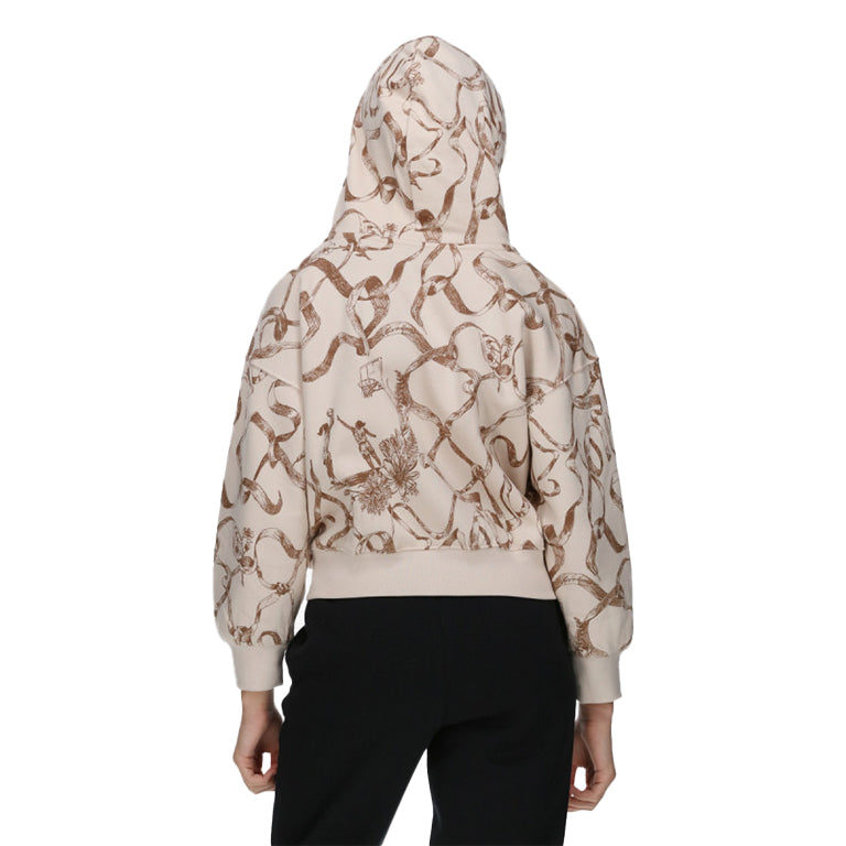 Jordan Older Kids WJ Brooklyn Fleece All Over Print Pullover Hoodie