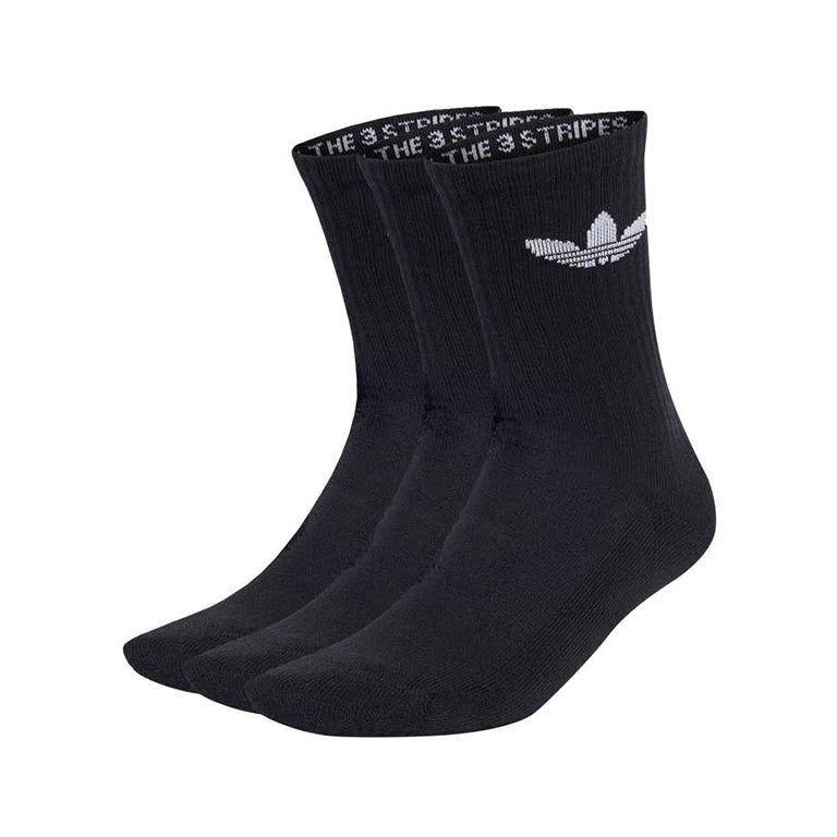 adidas Trefoil Cushion Crew 3 Pack Socks