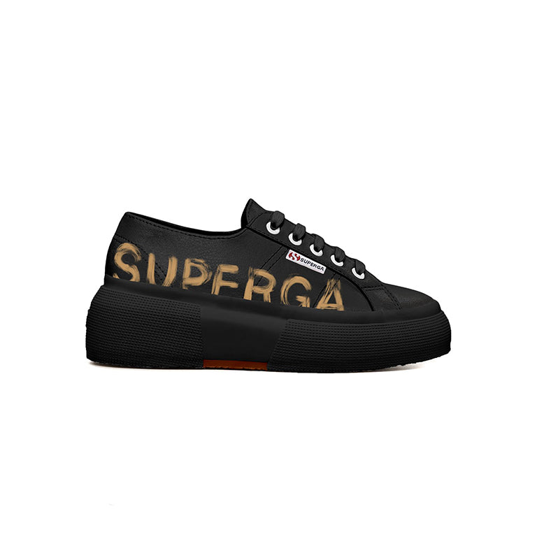 Superga 2287 Bubble Vegan Paint Lettering