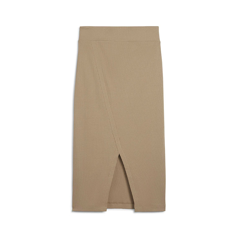 Puma Classic Ribbed Midi Skirt