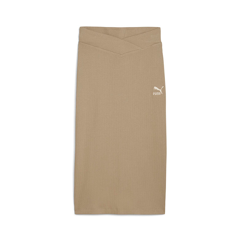 Puma Classic Ribbed Midi Skirt