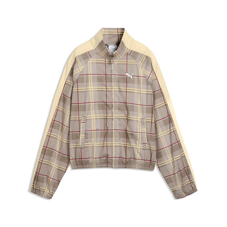 Puma T7 Relaxed Tartan Woven Jacket