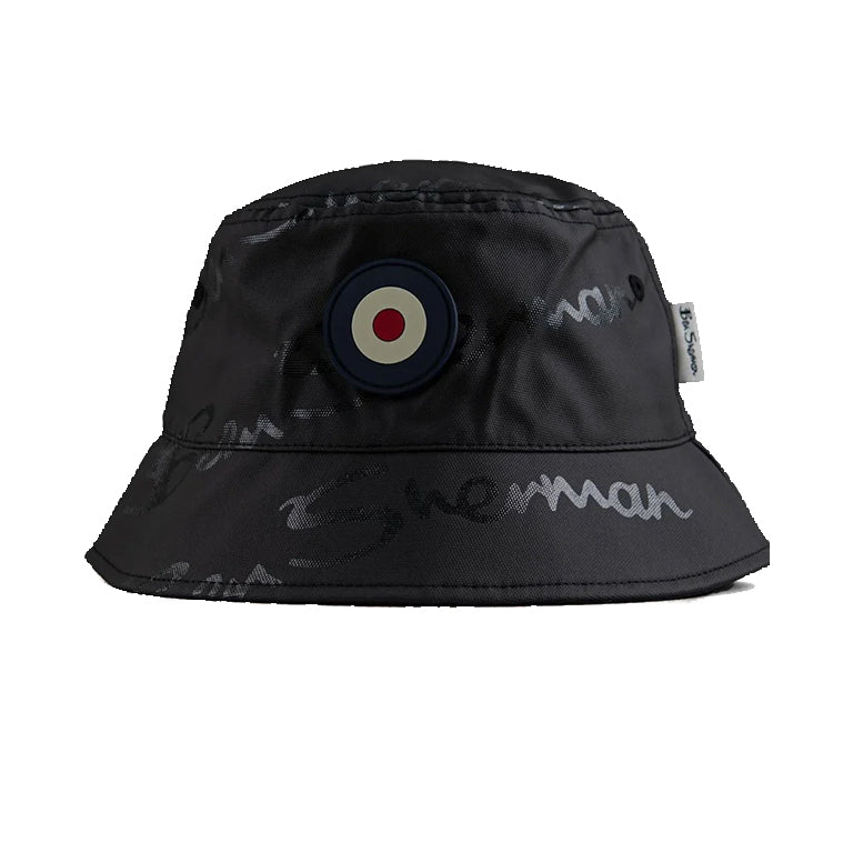 Ben Sherman Wax Target Bucket Hat