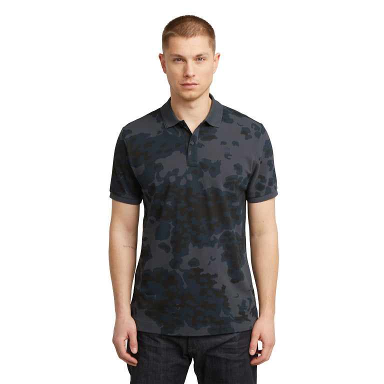 G-Star Dunda Slim All Over Print Polo T-Shirt